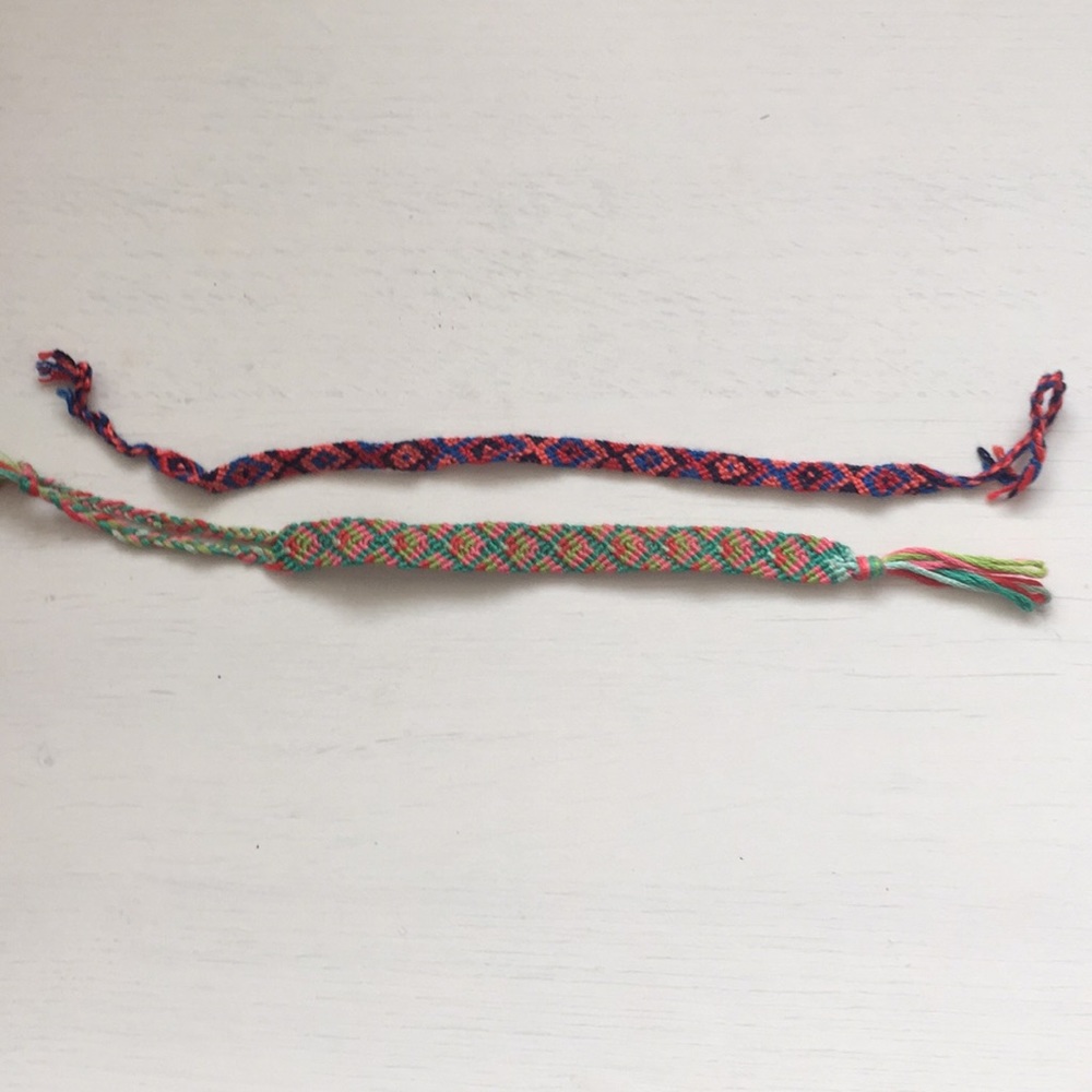 Knotted Thread Bracelet Bundle
